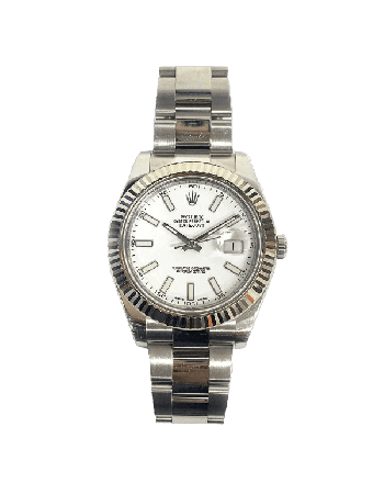 Rolex Datejust II 116334 White Dial Oct 2015